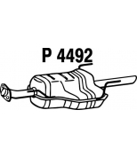 FENNO STEEL - P4492 - Глушитель OPEL ASTRA G 1.4-2.0 98-05